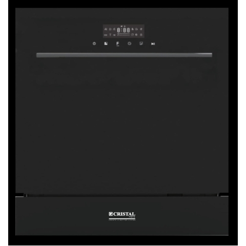 Cristal 尼斯 DD600-2 59.5厘米 12套標準餐具 嵌入式消毒洗碗機